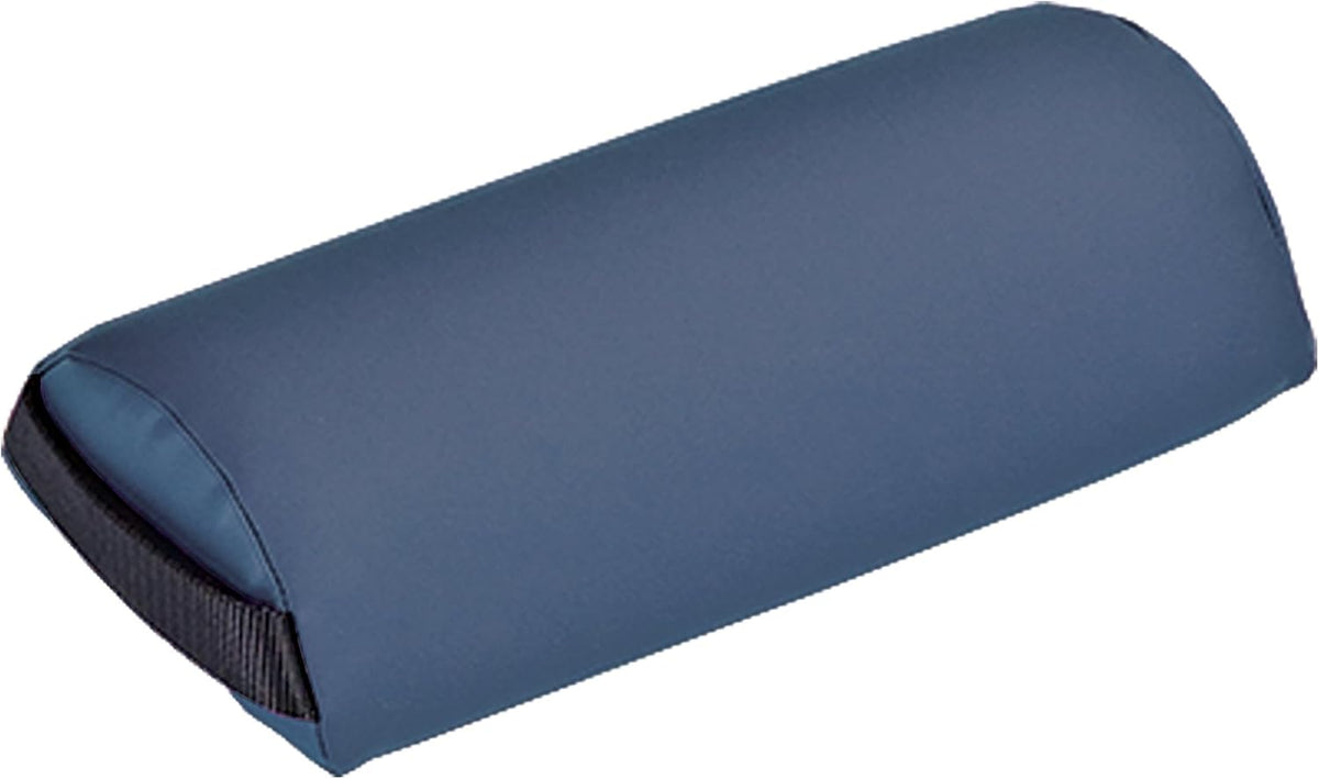 Bolster Pillow Neck – Durable Massage Bolster, 100% PU Upholstery incl. Strap Handle/Professional Quality for Massage Tables/Back Pain Relief, Black 3Lx6Wx13H