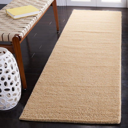 Himalaya Collection Area Rug - 6' Round, Black, Handmade Solid Wool, Ideal for High Traffic Areas in Living Room, Bedroom (HIM610C)