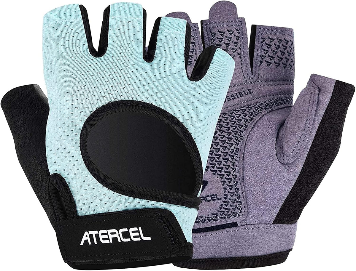 Weight Lifting Gloves Full Palm Protection, Workout Gloves for Gym, Cycling, Exercise, Breathable, Super Lightweight for Mens and Women