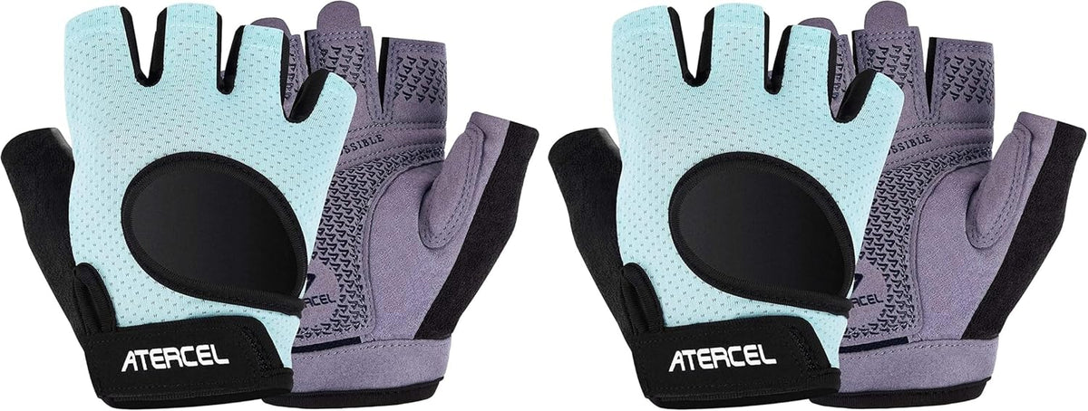 Weight Lifting Gloves Full Palm Protection, Workout Gloves for Gym, Cycling, Exercise, Breathable, Super Lightweight for Mens and Women