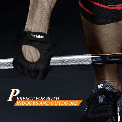 Weight Lifting Gloves Full Palm Protection, Workout Gloves for Gym, Cycling, Exercise, Breathable, Super Lightweight for Mens and Women