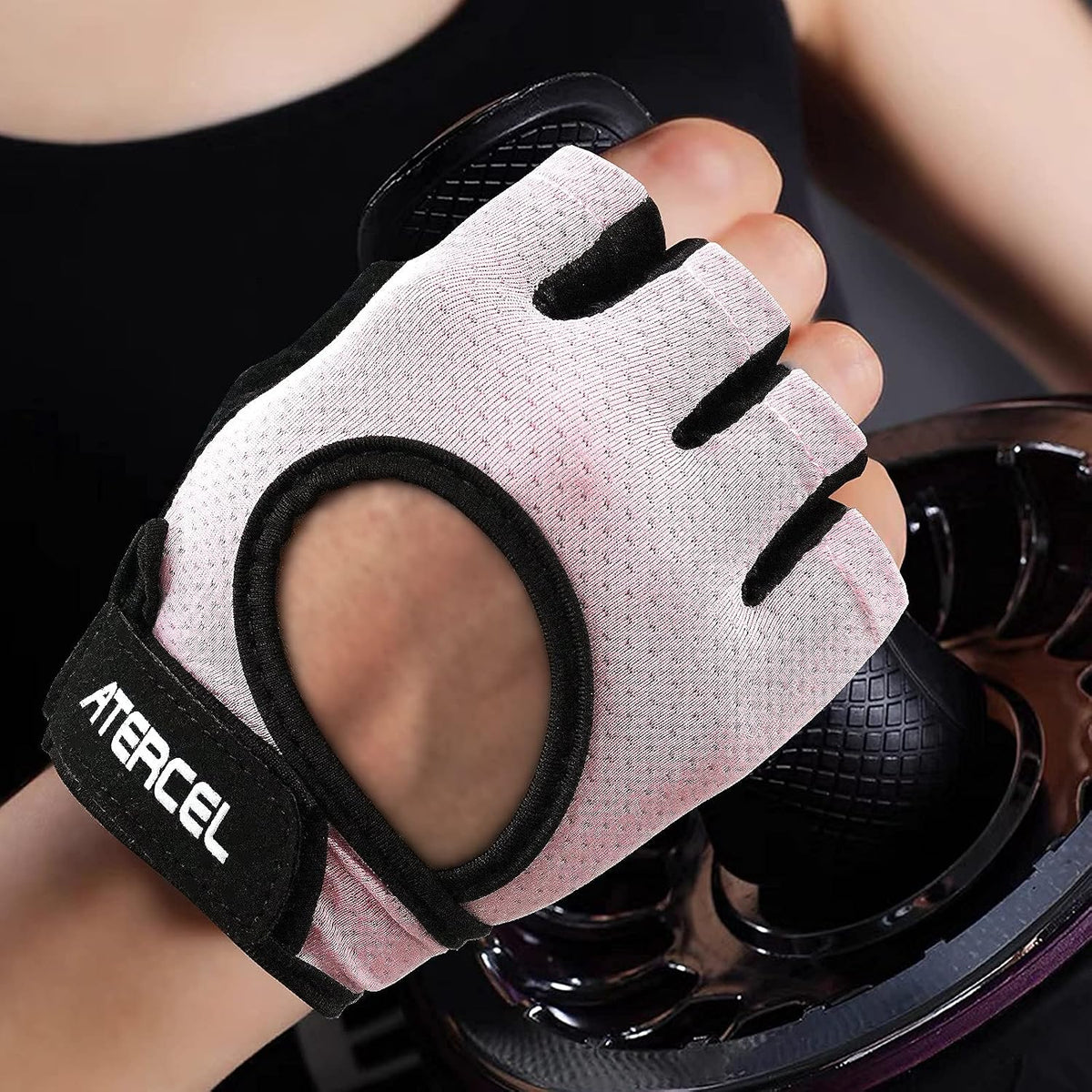 Weight Lifting Gloves Full Palm Protection, Workout Gloves for Gym, Cycling, Exercise, Breathable, Super Lightweight for Mens and Women