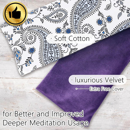 Lavender Eye Pillow for Relaxation, Yoga, Sleep, Weighted Eye Mask