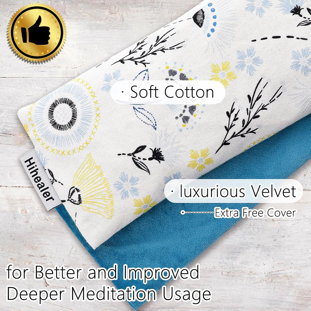 Lavender Eye Pillow for Relaxation, Yoga, Sleep, Weighted Eye Mask
