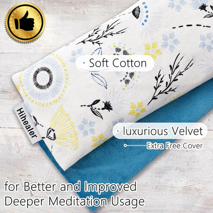 Lavender Eye Pillow for Relaxation, Yoga, Sleep, Weighted Eye Mask