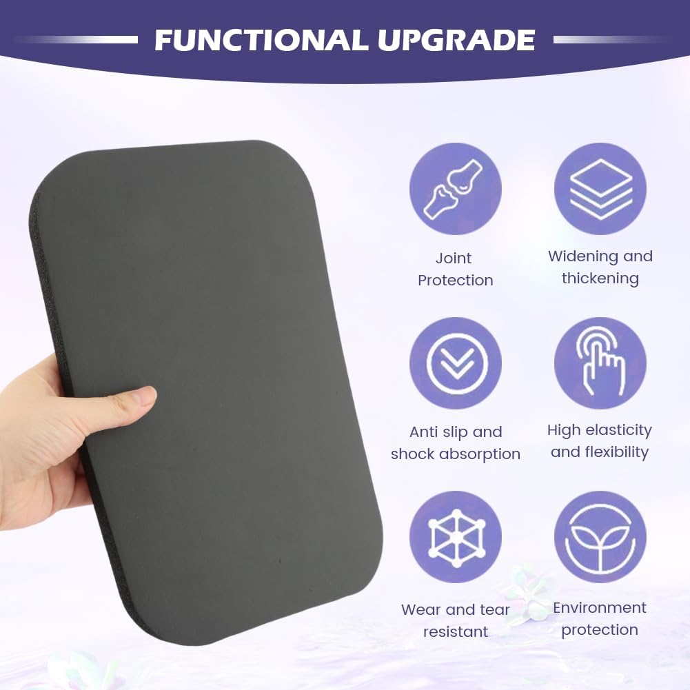 Yoga Knee Pad,High Density Foam NBR Material Yoga Knee Cushion,Clear Up Pain During Exercise,Exercise Pads for Knees Elbows Wrist,Ideal for Pilates and Planks