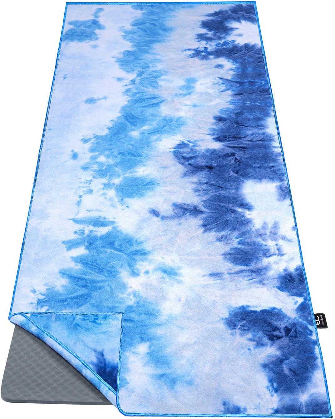 Yoga Towel Yoga Mat Towel with Anchor Fit Corners Non Slip Yoga Towels Hot Yoga Towel Yoga Pilates Workout Camping