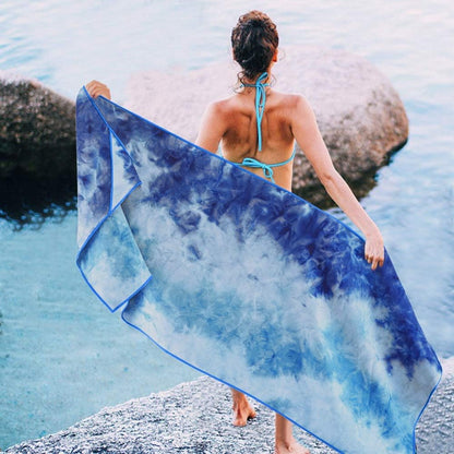 Yoga Towel Yoga Mat Towel with Anchor Fit Corners Non Slip Yoga Towels Hot Yoga Towel Yoga Pilates Workout Camping