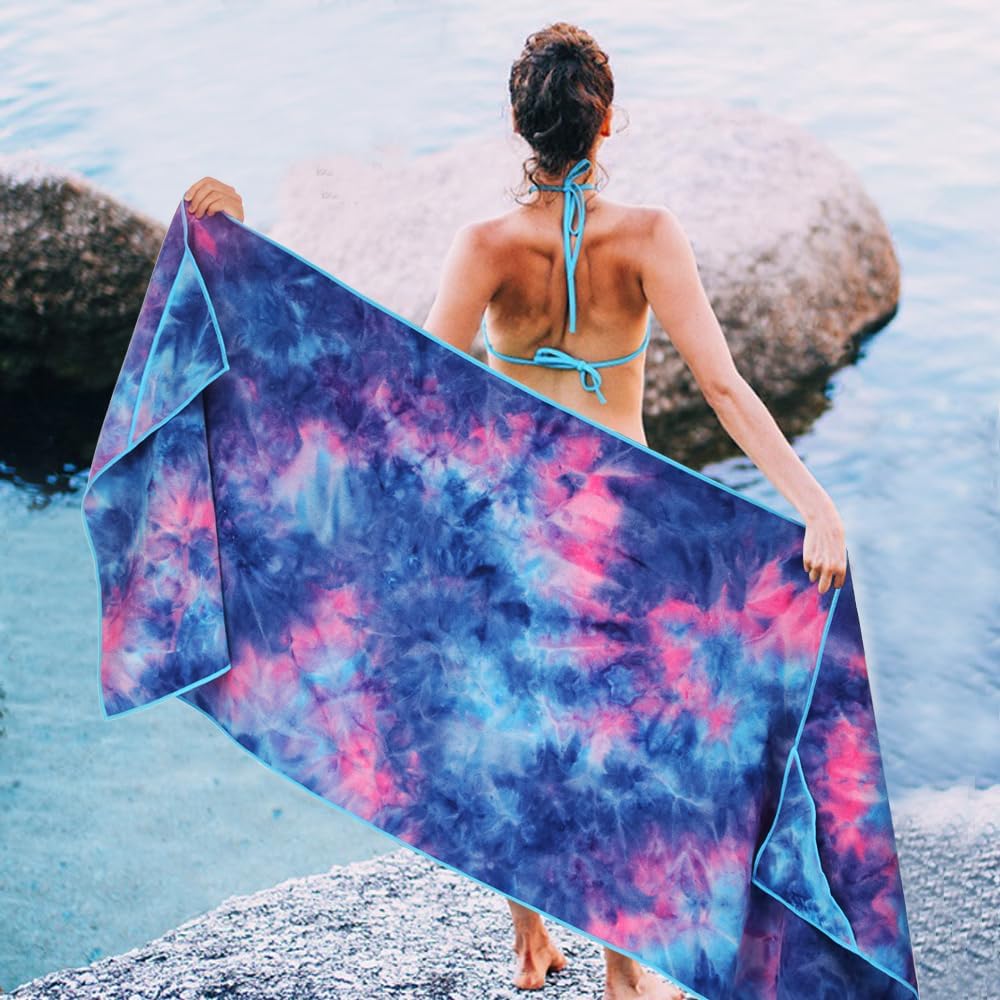 Yoga Towel Yoga Mat Towel with Anchor Fit Corners Non Slip Yoga Towels Hot Yoga Towel Yoga Pilates Workout Camping