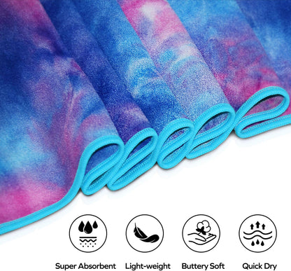 Yoga Towel Yoga Mat Towel with Anchor Fit Corners Non Slip Yoga Towels Hot Yoga Towel Yoga Pilates Workout Camping
