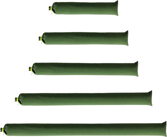 Upgraded Extra-Thick Reusable Flood Sandbags - Double-Stitched Canvas, Leak-Proof Closure | Multiple Sizes (3ft-10ft) for Water Barrier & Flood Protection (3ft (Upgraded))