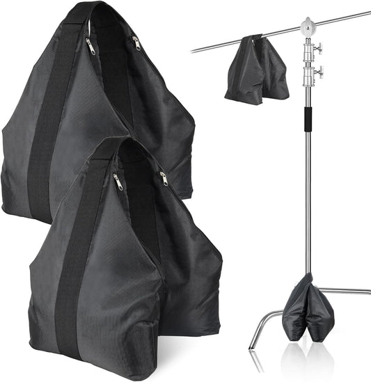 120LBS Large Sandbags Tripod Weights for Photography Set of 2, 1680D Oxford