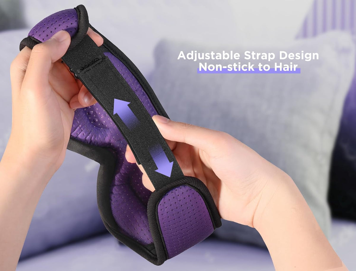 Sleep Headphones, 3D Sleep Mask Bluetooth Wireless Music Eye Mask, Sleeping Headphones for Side Sleepers Sleep Mask with Bluetooth Headphones Ultra-Thin Stereo Speakers Perfect for Sleeping