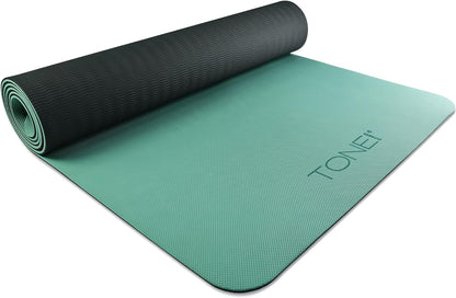 1/4" Yoga Mat, Non-Slip Exercise & Pilates Mat with Strap