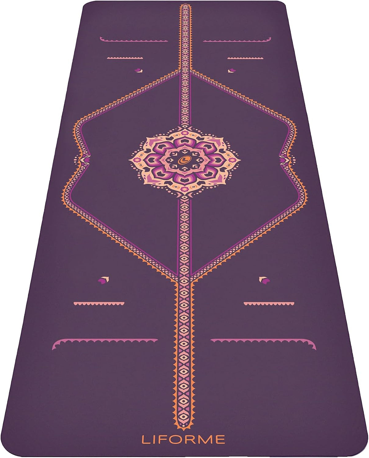 Printed Yoga Mat - Patented Alignment Design, Ultimate Grip
