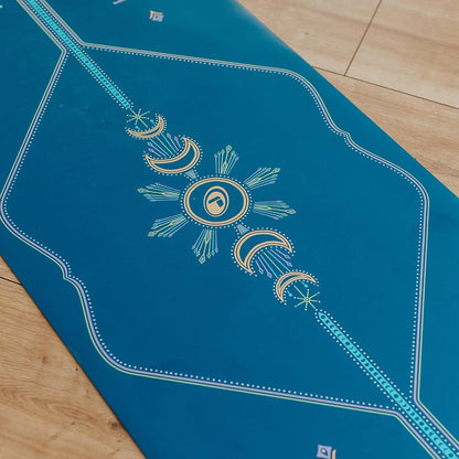 Printed Yoga Mat - Patented Alignment Design, Ultimate Grip