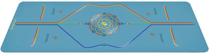 Printed Yoga Mat - Patented Alignment Design, Ultimate Grip