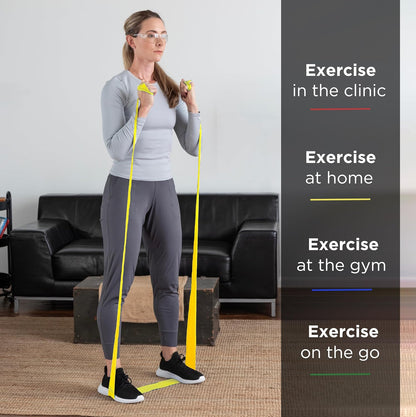 Professional Resistance Band, Red Level 2 Medium, 5 ft Exercise