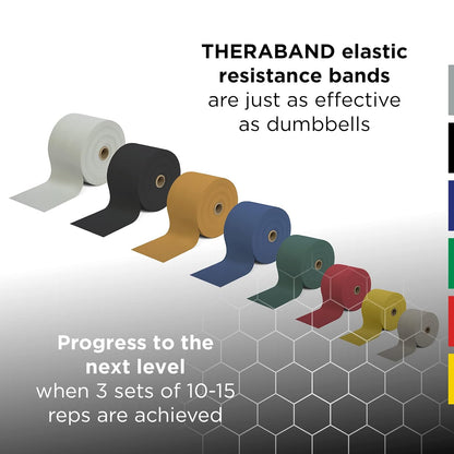 Professional Resistance Band, Red Level 2 Medium, 5 ft Exercise