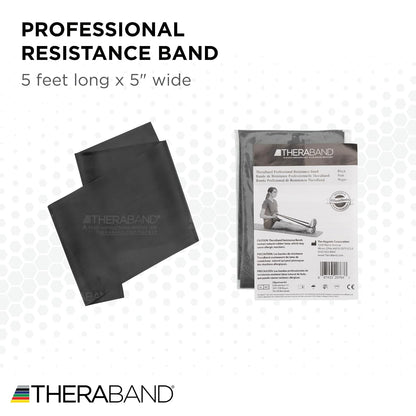 Professional Resistance Band, Red Level 2 Medium, 5 ft Exercise