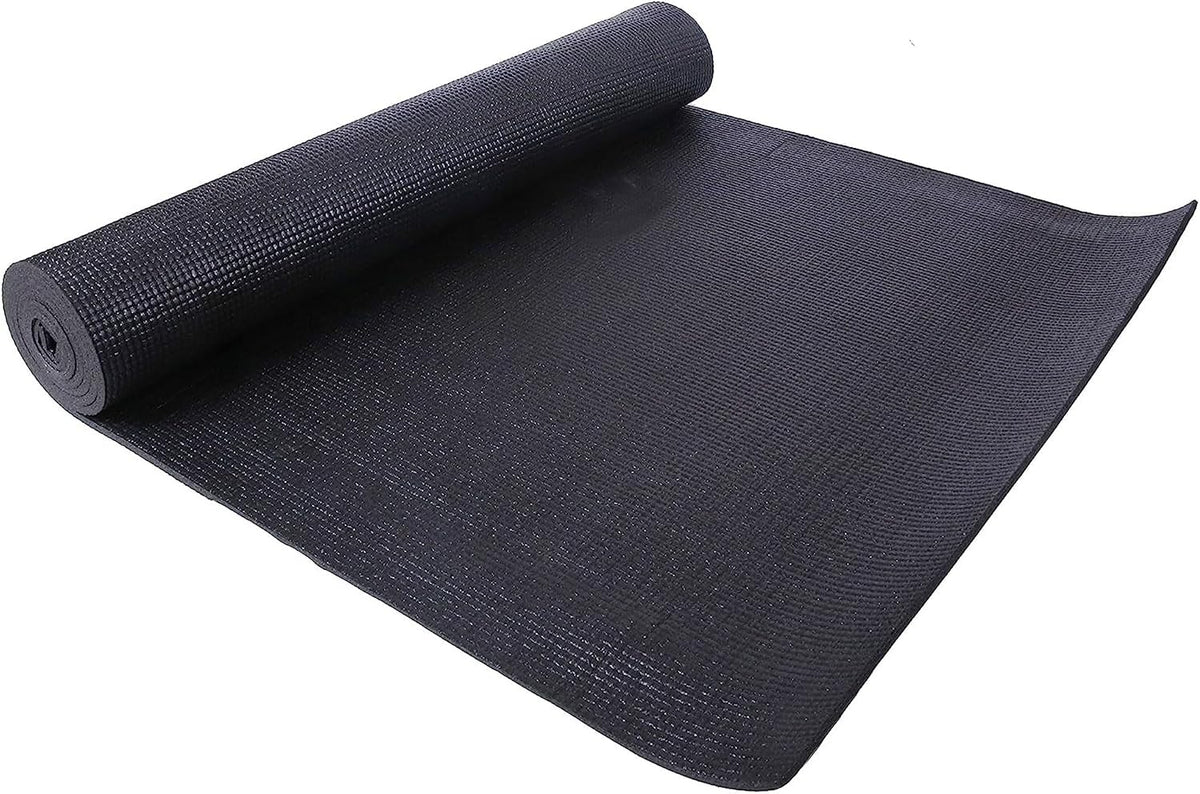 All Purpose Thick High Density No Tear Exercise Yoga Mat with Strap & Lightweight Features for Indoor & Outdoor Use