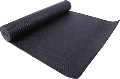 All Purpose Thick High Density No Tear Exercise Yoga Mat with Strap & Lightweight Features for Indoor & Outdoor Use