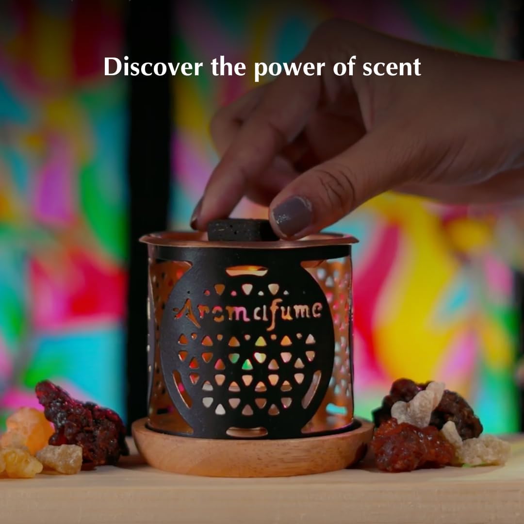 Frankincense Smokeless Incense Bricks & Tree of Life Burner