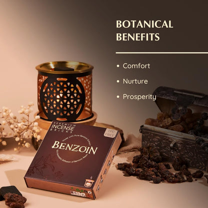 Frankincense Smokeless Incense Bricks & Tree of Life Burner