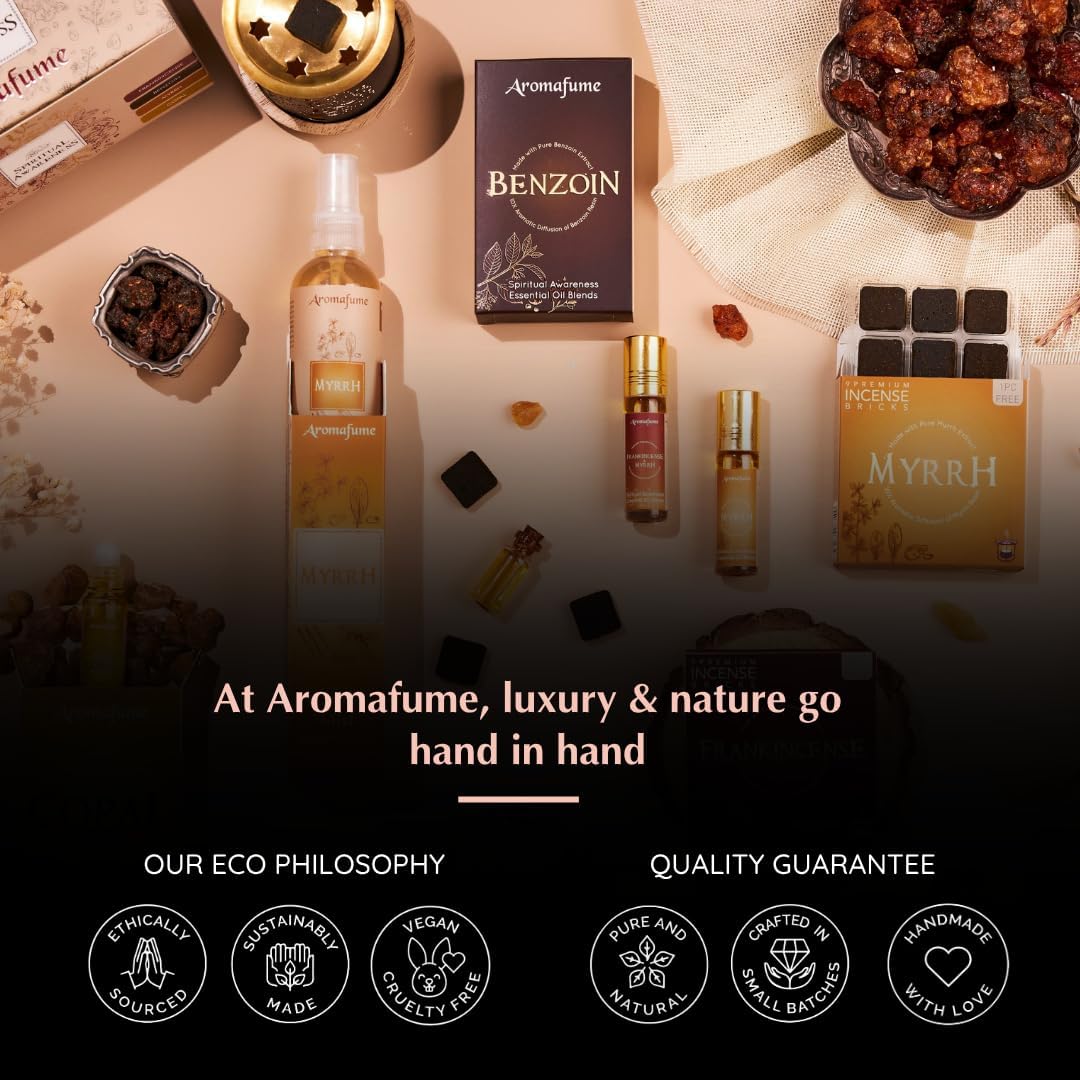 Frankincense Smokeless Incense Bricks & Tree of Life Burner