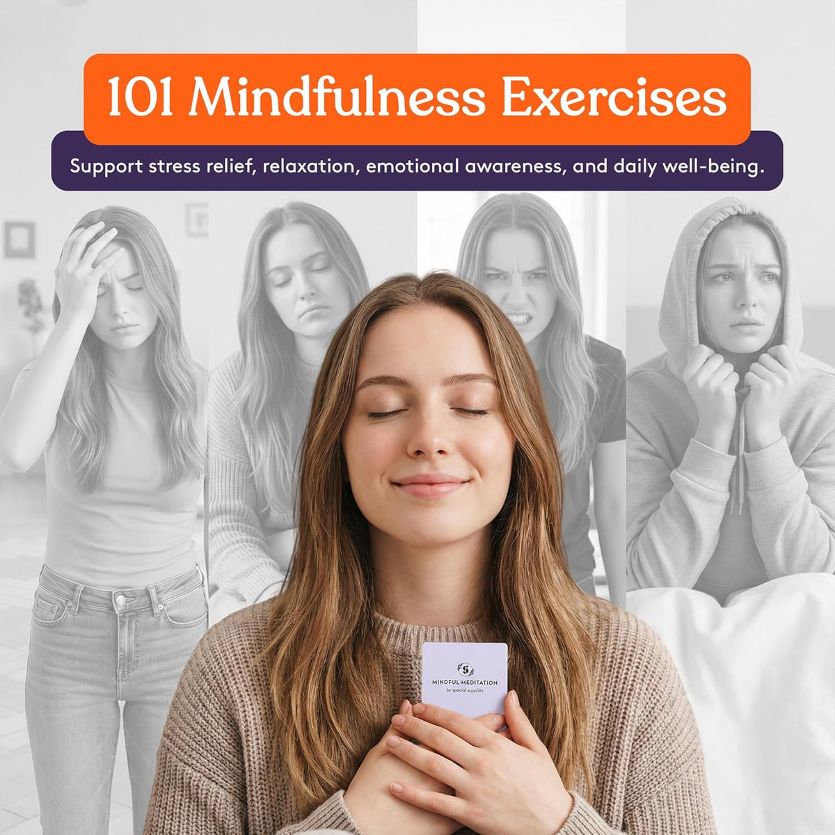 101 Mindfulness & Meditation Cards for Teens & Adults