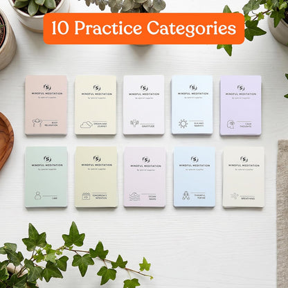 101 Mindfulness & Meditation Cards for Teens & Adults
