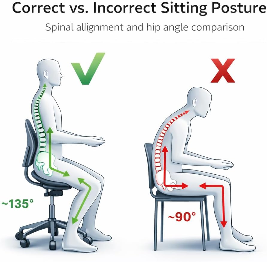 Ergonomic Saddle Stool with Back | Rolling Office Task Chair Adjustable Height Tilt Recline | Padded Seat for Medical Professionals, Dentists, and Artists, Black with Wheels, Single, Set of 1
