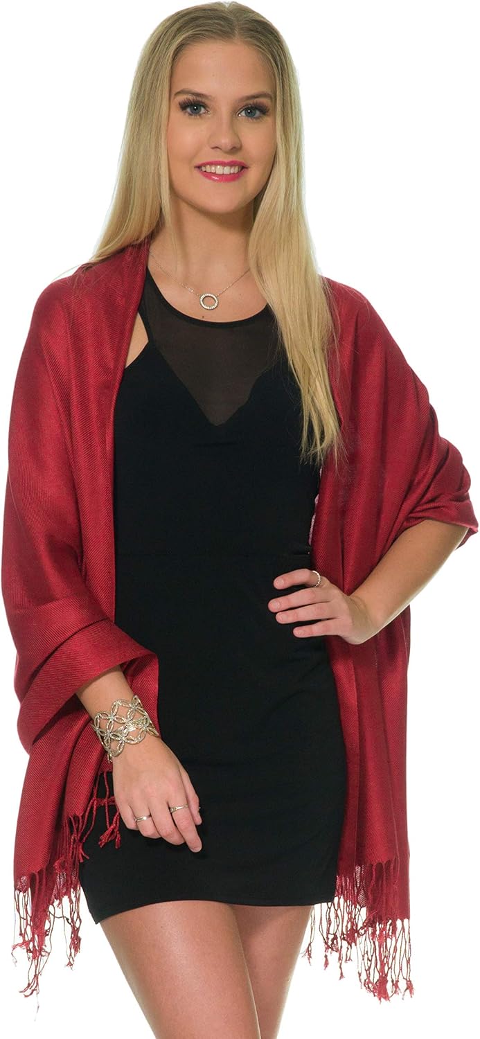 Pashmina Shawls and Wraps for Evening Dresses, Large Soft Pashminas Wedding Shawl