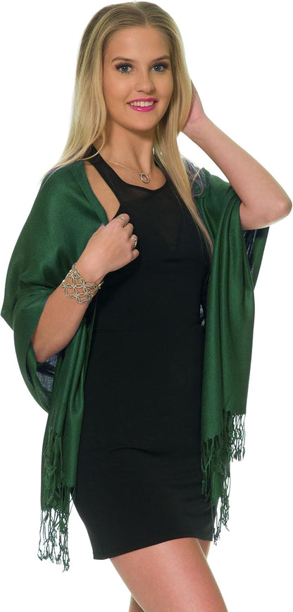 Pashmina Shawls and Wraps for Evening Dresses, Large Soft Pashminas Wedding Shawl