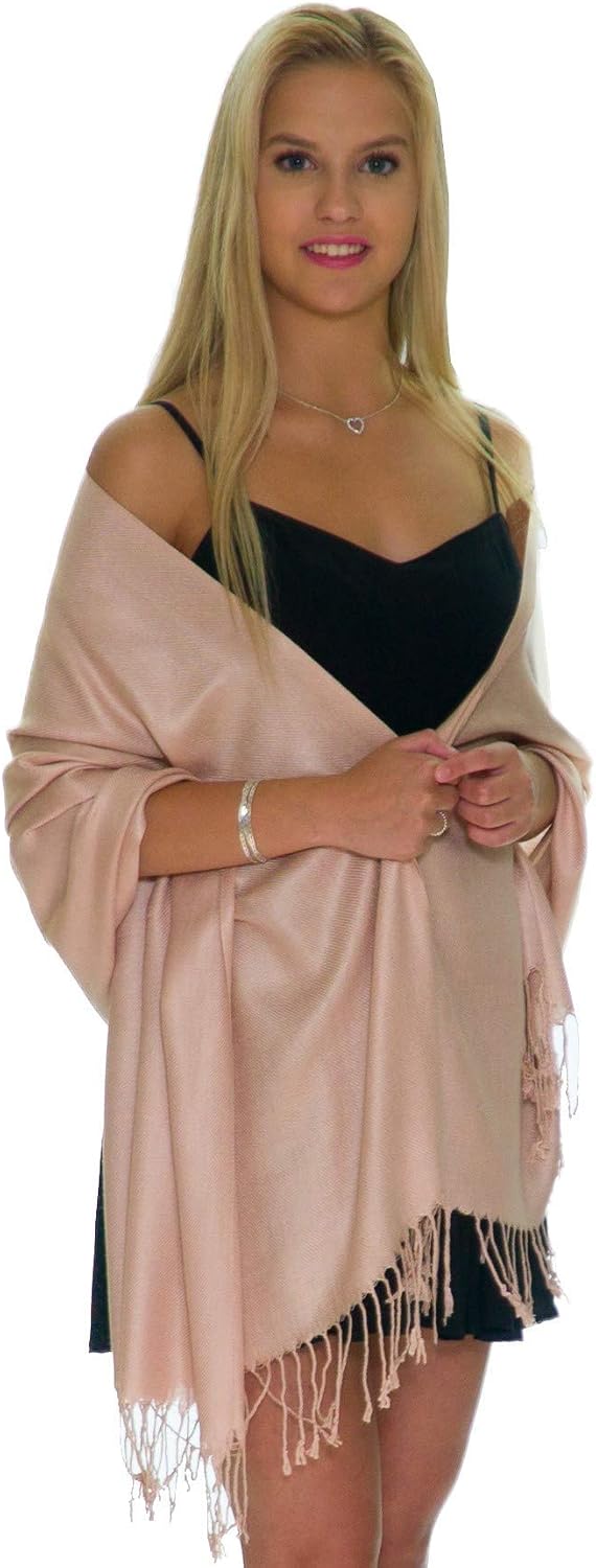 Pashmina Shawls and Wraps for Evening Dresses, Large Soft Pashminas Wedding Shawl