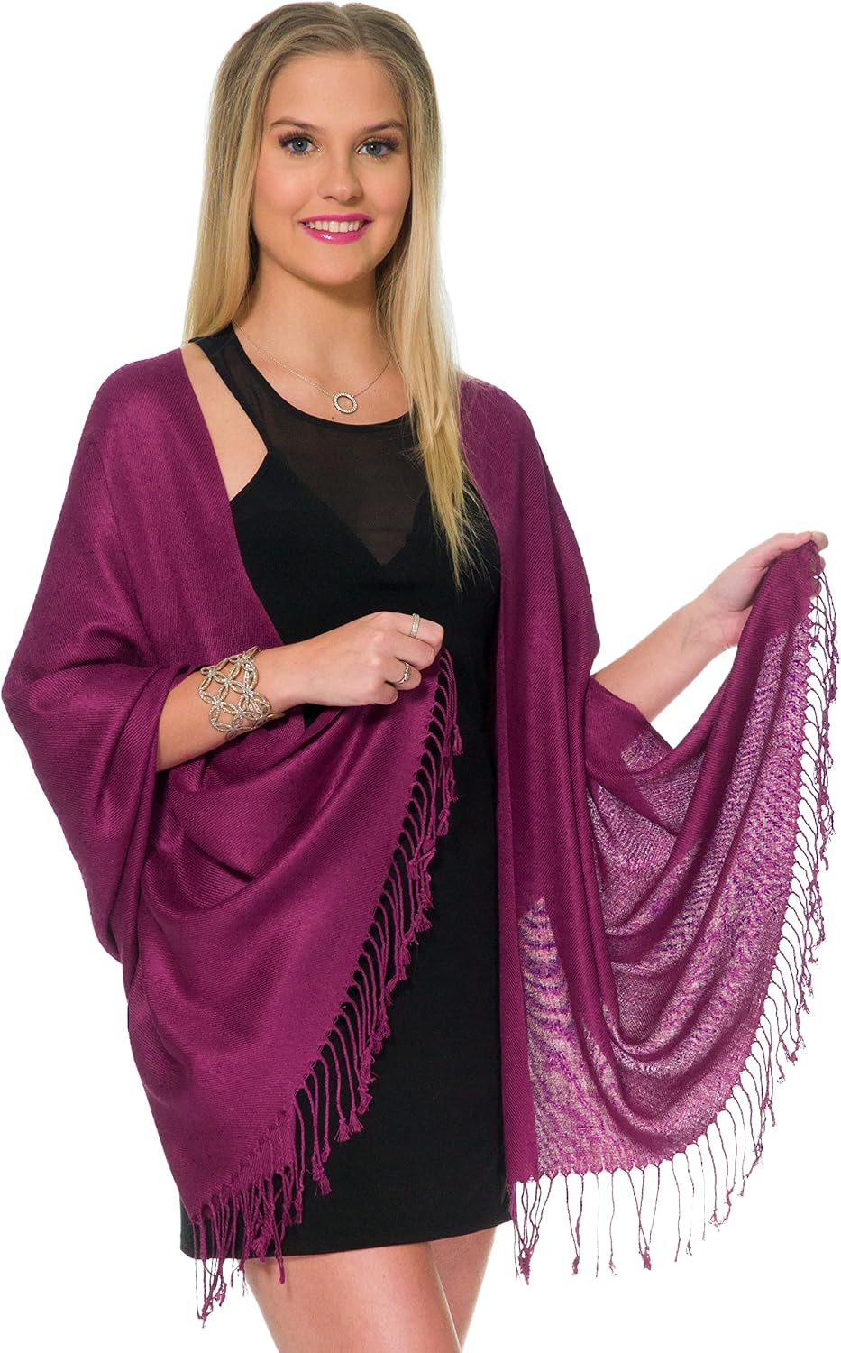 Pashmina Shawls and Wraps for Evening Dresses, Large Soft Pashminas Wedding Shawl