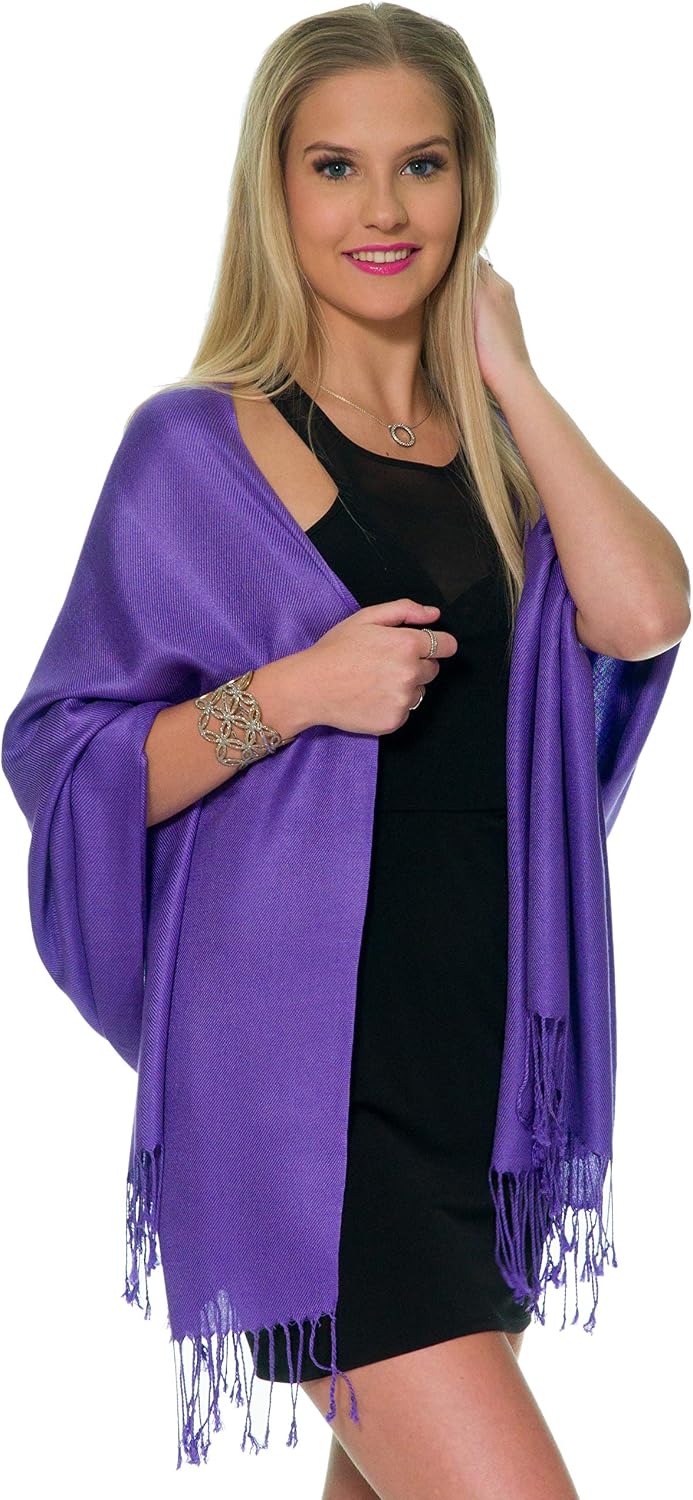 Pashmina Shawls and Wraps for Evening Dresses, Large Soft Pashminas Wedding Shawl