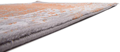 New Classical Collection Area Rug - Olwen (4'Round, Purple/ Gray)