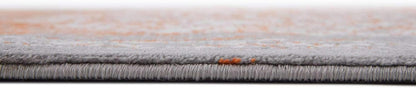 New Classical Collection Area Rug - Olwen (4'Round, Purple/ Gray)