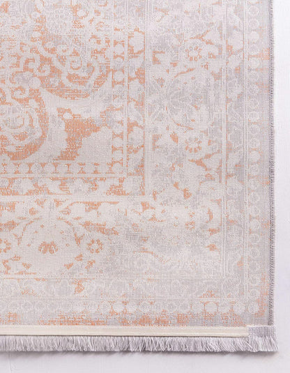 New Classical Collection Area Rug - Olwen (4'Round, Purple/ Gray)