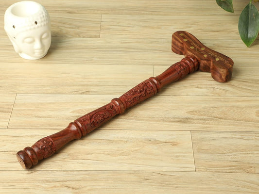 Yoga Danda (T-Shaped) Meditation Staff, Supports in Breath Flow