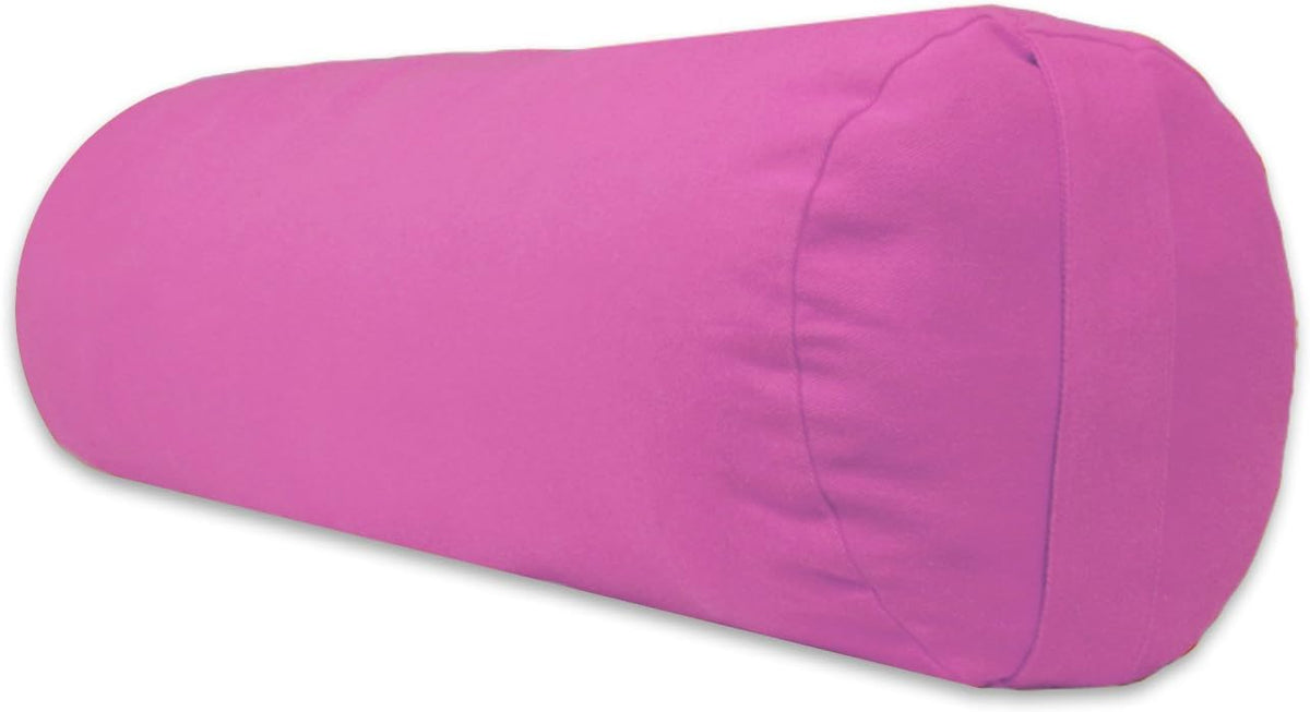 Supportive Round Cotton Yoga Bolster