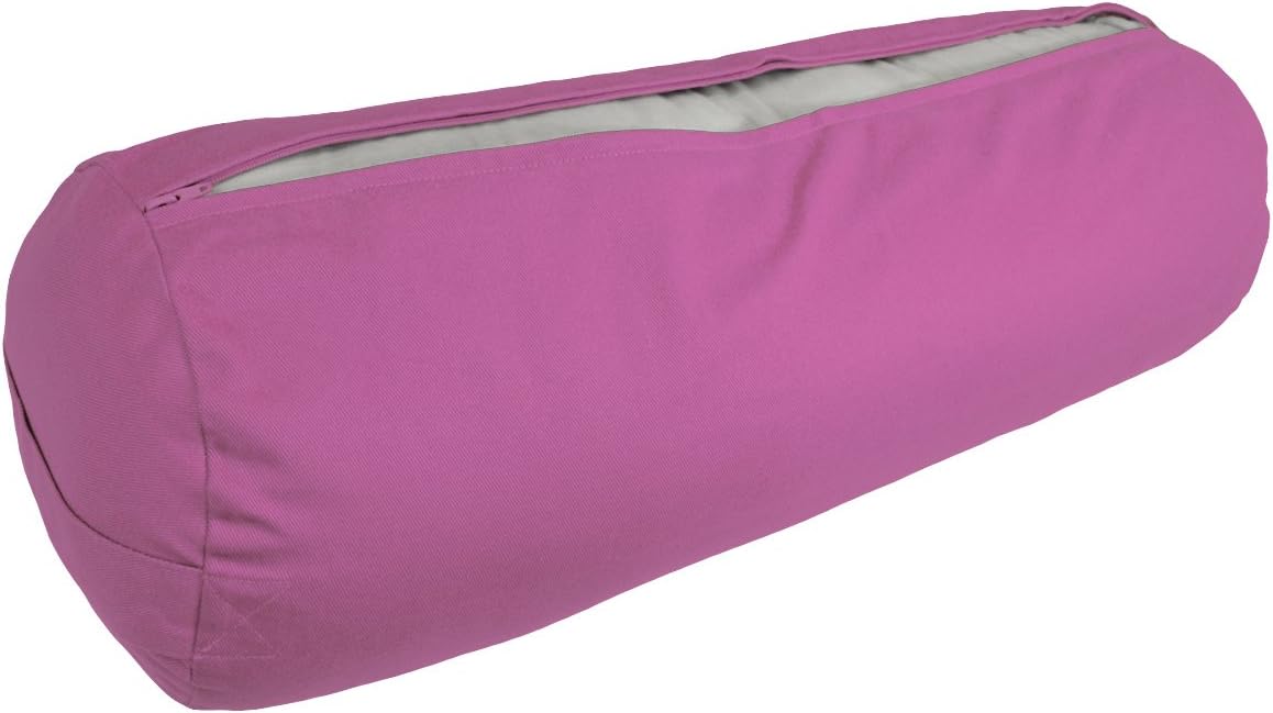 Supportive Round Cotton Yoga Bolster