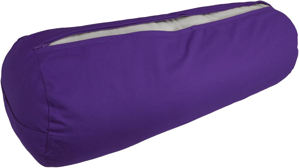 Supportive Round Cotton Yoga Bolster