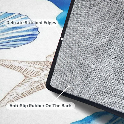 Runner Rug Washable 2x6 Seamless Pattern Fish Swimming Against Current Against Crowd Non-Slip Hallway Area Rug Indoor Outdoor Home Decor for Entryway Bathroom Kitchen Carpet Yoga Floor Mat