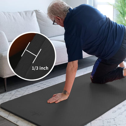 Hatha Yoga TPE Yoga Mat 72"x 27"x1/3" Non-slip Exercise Mat
