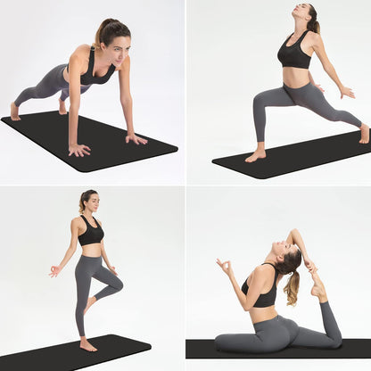 Hatha Yoga TPE Yoga Mat 72"x 27"x1/3" Non-slip Exercise Mat