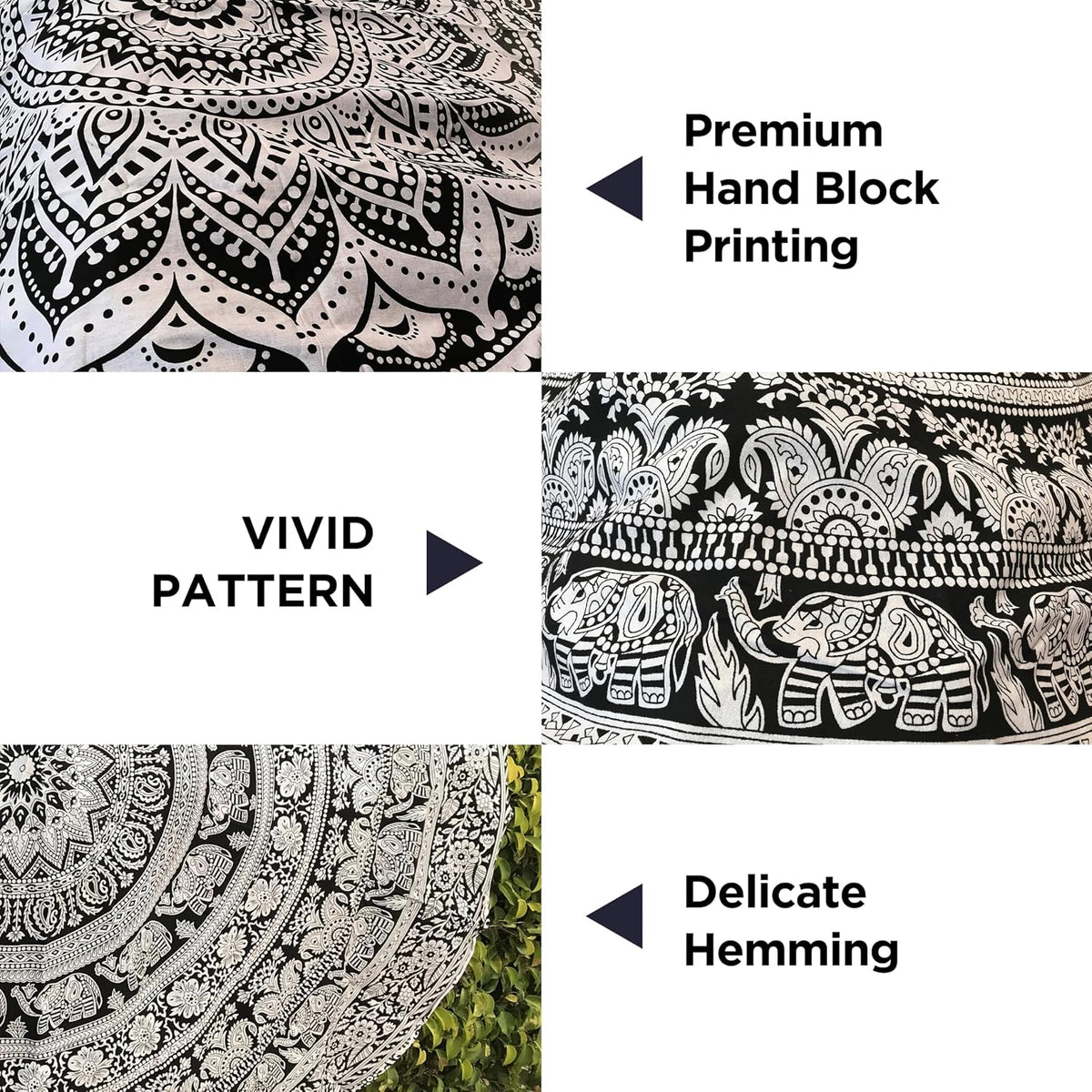 Large Green Ombre Mandala Tapestry Wall Hanging,Indian Cotton Beach Throw Blanket Hippie Queen Boho Décor,Meditation Yoga Mat Rugs,82x92 Inches