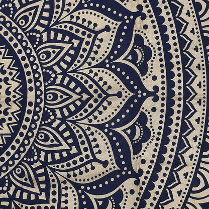 Large Green Ombre Mandala Tapestry Wall Hanging,Indian Cotton Beach Throw Blanket Hippie Queen Boho Décor,Meditation Yoga Mat Rugs,82x92 Inches