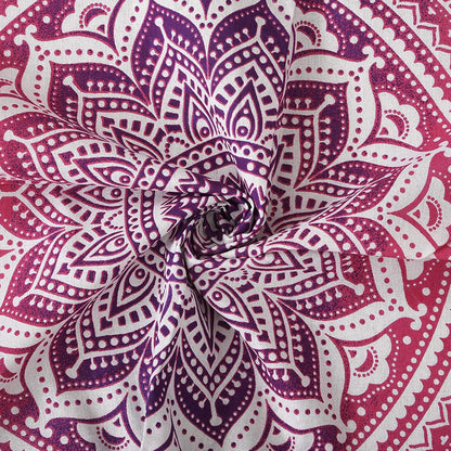 Large Green Ombre Mandala Tapestry Wall Hanging,Indian Cotton Beach Throw Blanket Hippie Queen Boho Décor,Meditation Yoga Mat Rugs,82x92 Inches